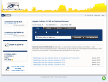 Tablet Screenshot of ccas-clermont-ferrand.centreofficielles.com